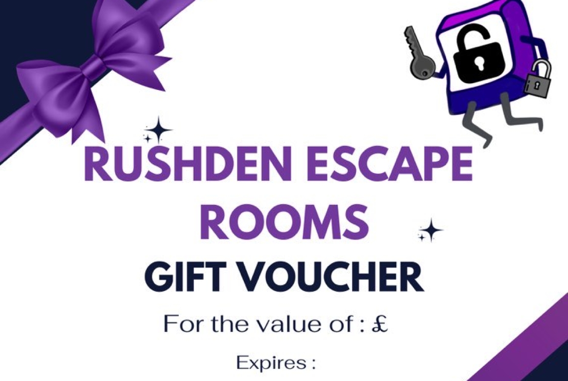 Rushden Escape Rooms Gift Vouchers